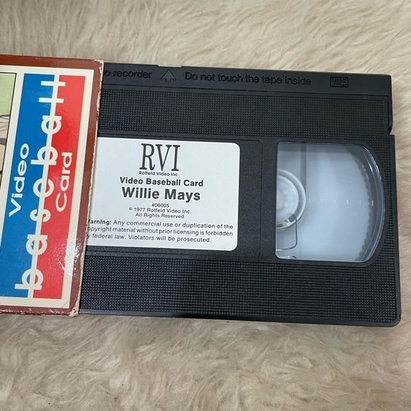 Video Sports Card - Willie Mays (VHS, 1990) - Picture 5 of 5